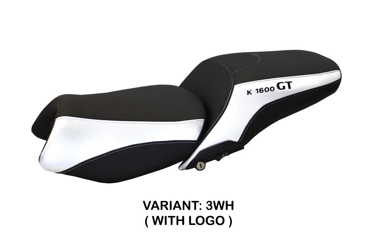 Rivestimento sella TPZ Tropea Color Logo bianco BMW K1600GT 2010-2025
