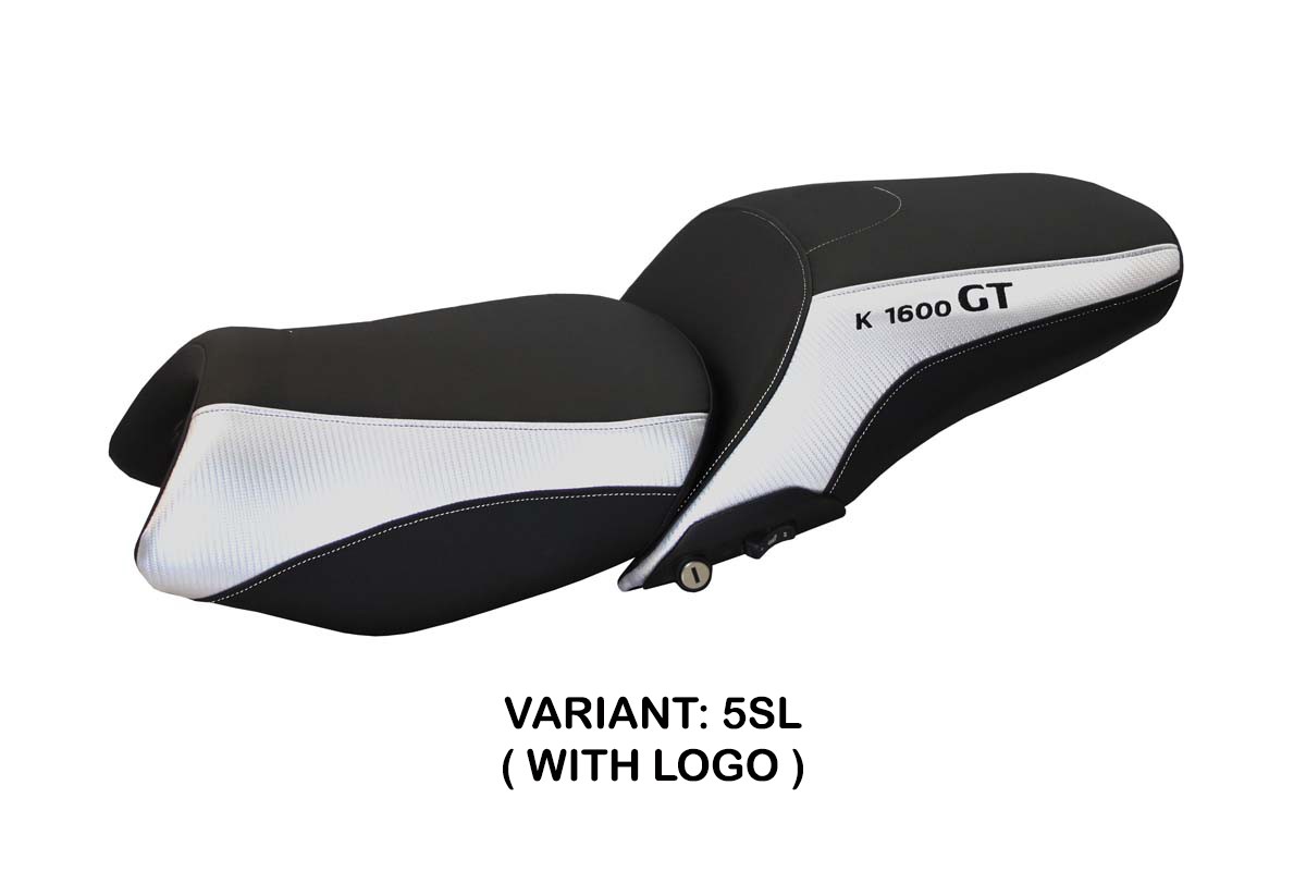 Rivestimento sella TPZ Tropea Color Logo argento BMW K1600GT 2010-2025