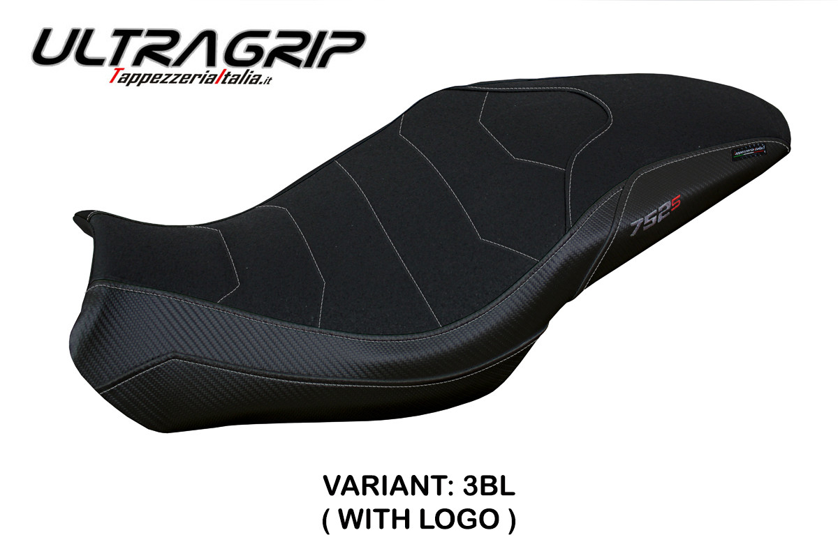 Rivestimento sella TPZ Lima Ultragrip Logo nero Benelli 752S 2019-2025