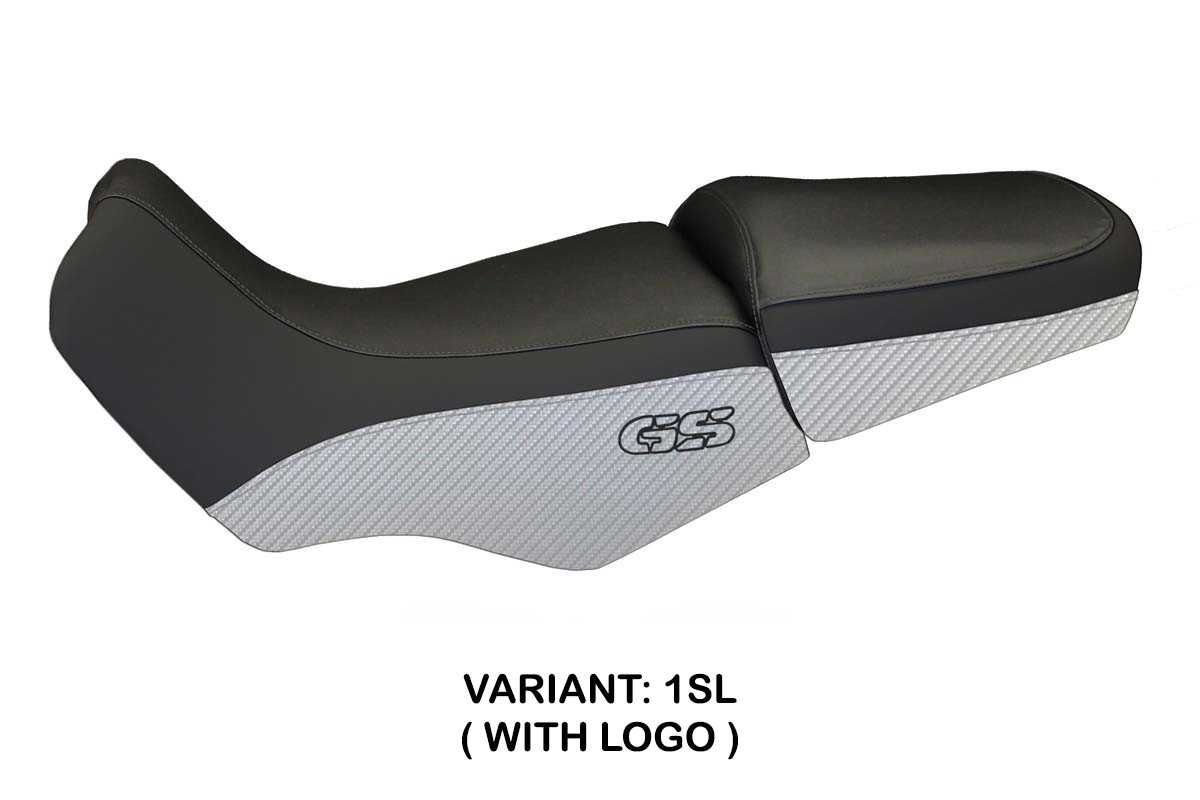 Rivestimento sella TPZ Livorno Carbon Color Logo argento BMW R1100/1150GS 1994-2003