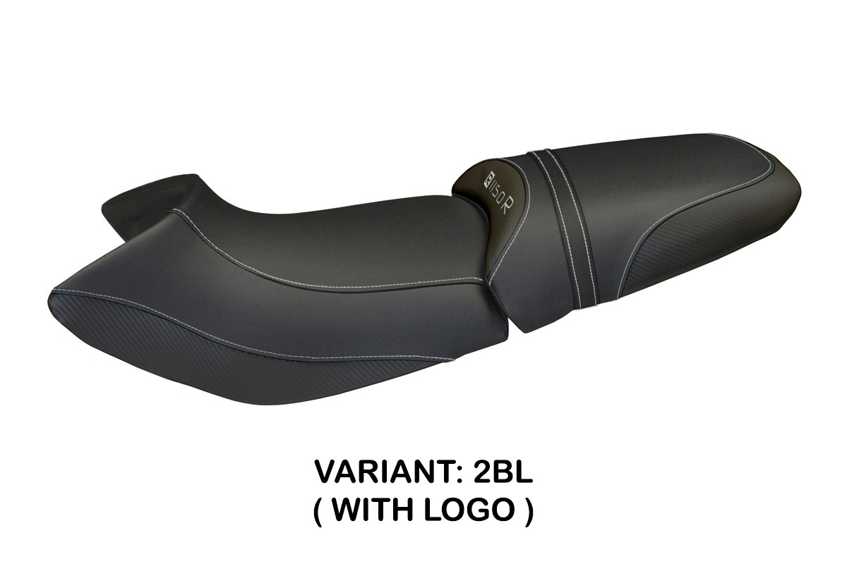 Rivestimento sella TPZ Massimo Carbon Color Logo nero BMW R1150R 2000-2007