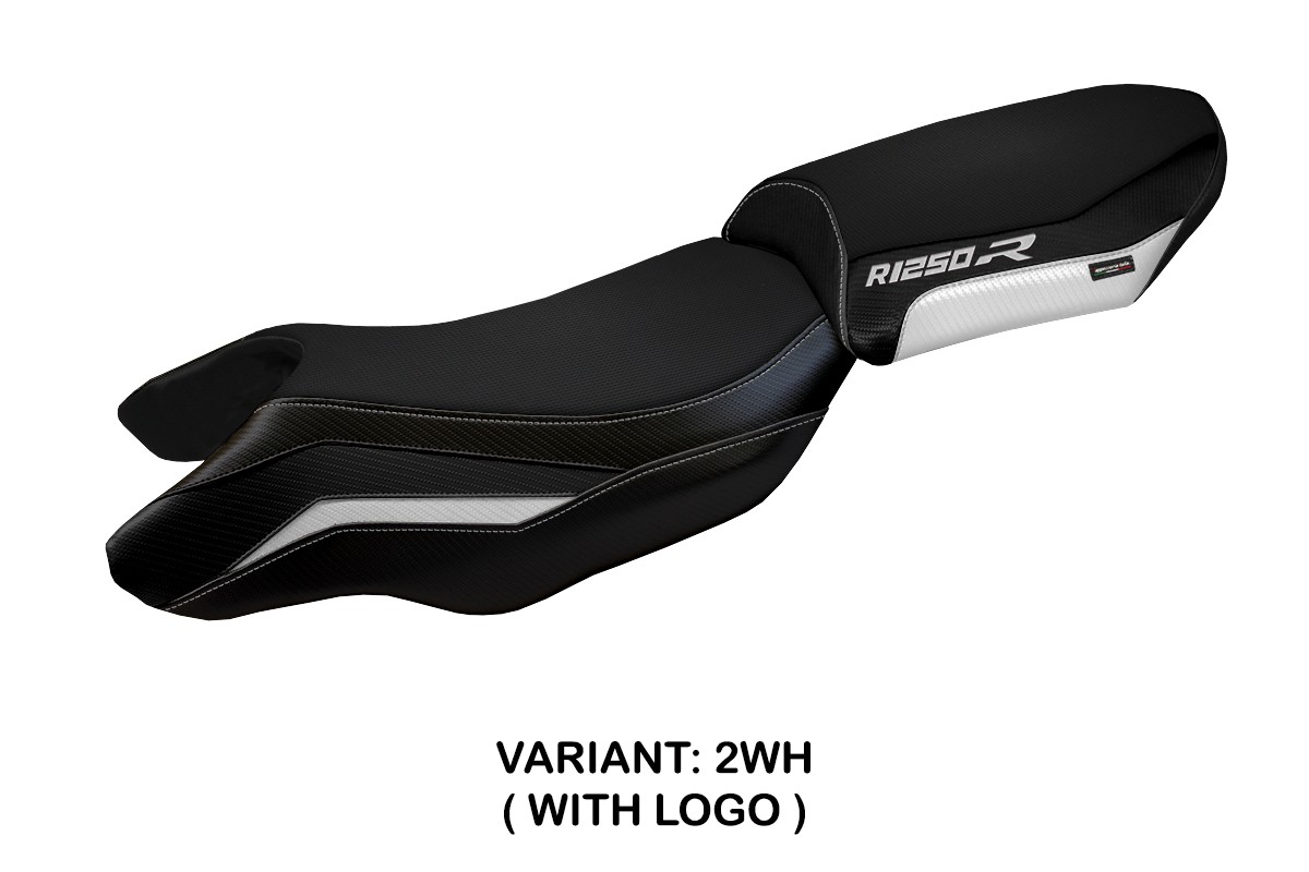 TPZ Puma white Saddle covering Logo BMW R1250R 2019-2025