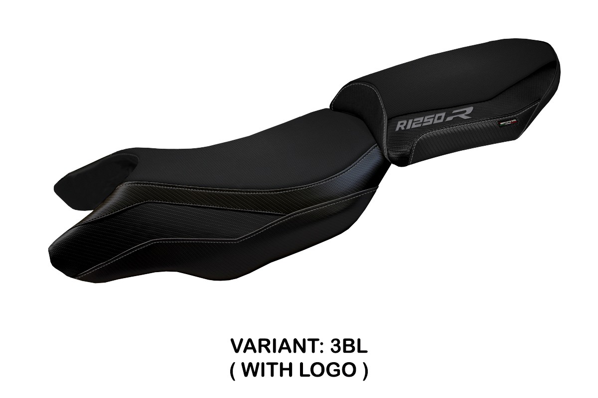 TPZ Puma black Saddle covering Logo BMW R1250R 2019-2025