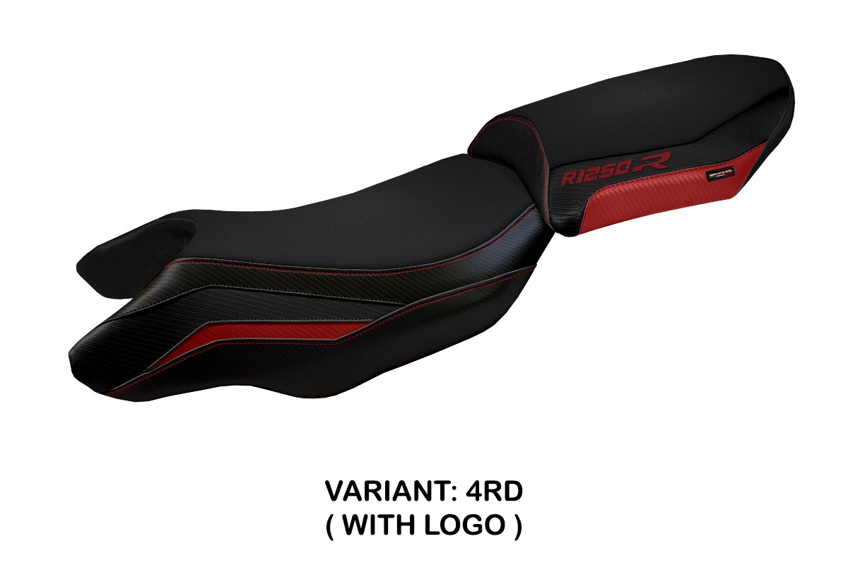 TPZ Puma red Saddle covering Logo BMW R1250R 2019-2025