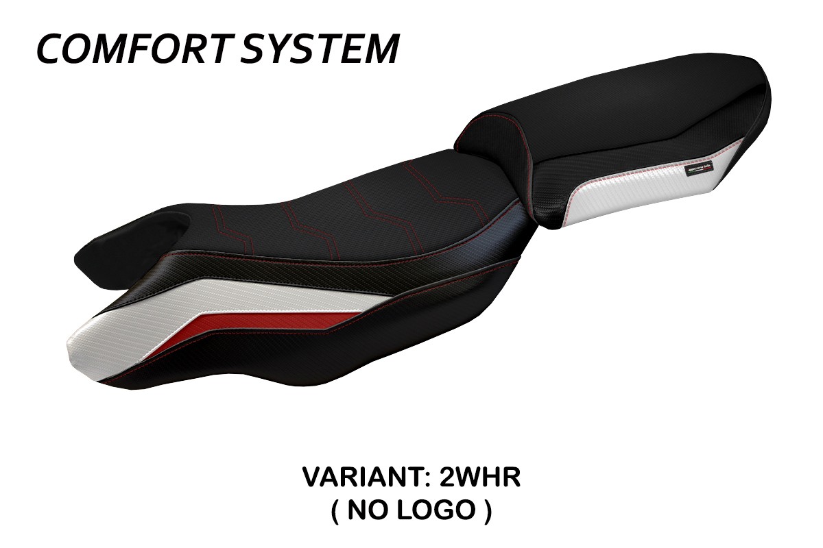 TPZ Blanco Comfort white-red Saddle covering BMW R1250RS 2020-2024