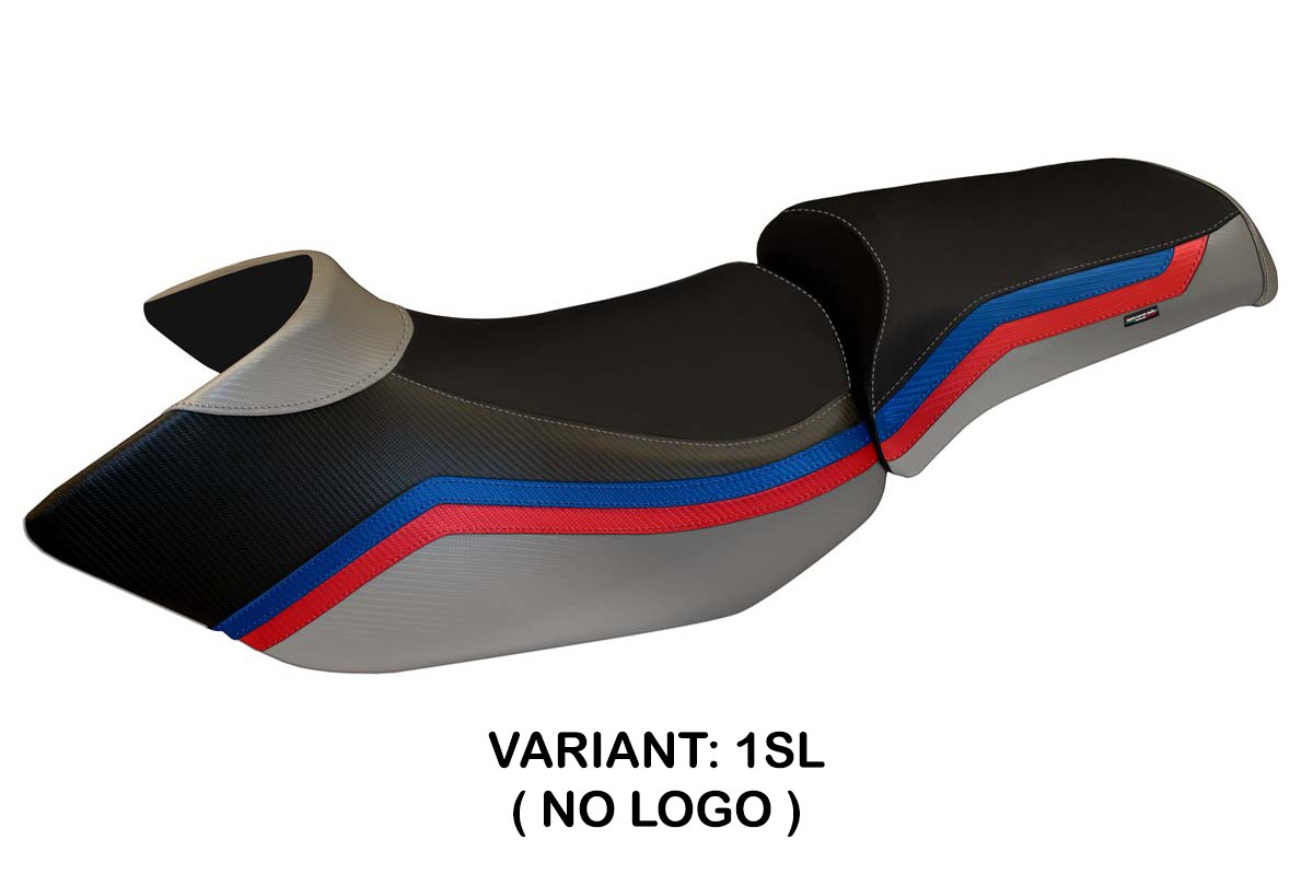 Rivestimento sella TPZ Lione 1 argento BMW R1200GS 2005-2012