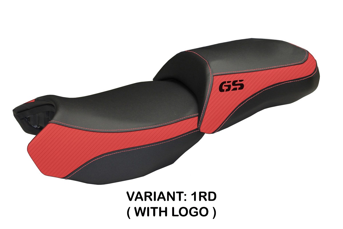 Rivestimento sella TPZ Ortigia 2 Logo rosso BMW R1200GS 2013-2018
