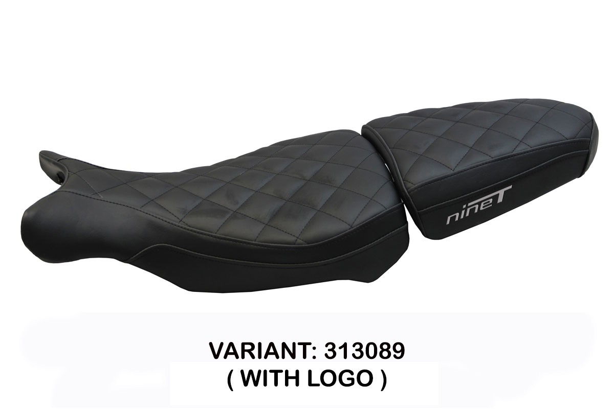 TPZ Arnes black Saddle covering Logo BMW RnineT 2014-2024