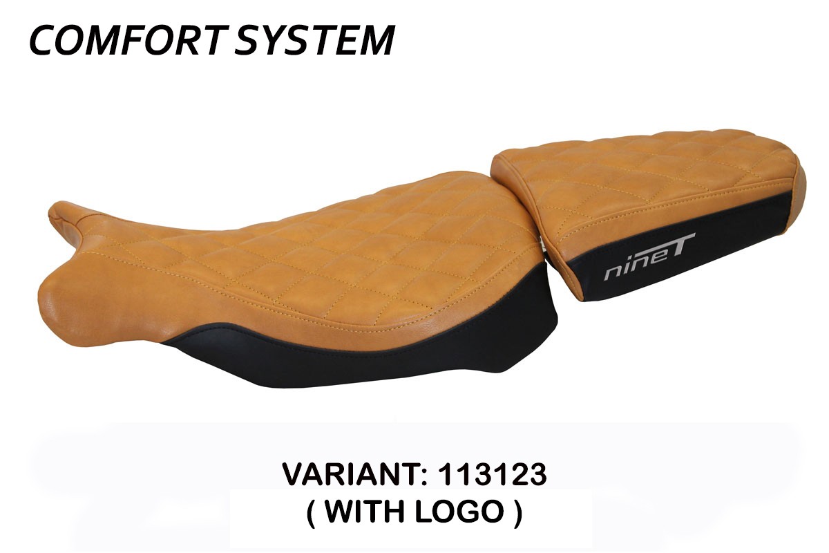 TPZ Batea Comfort camel Saddle covering Logo BMW RnineT 2014-2024