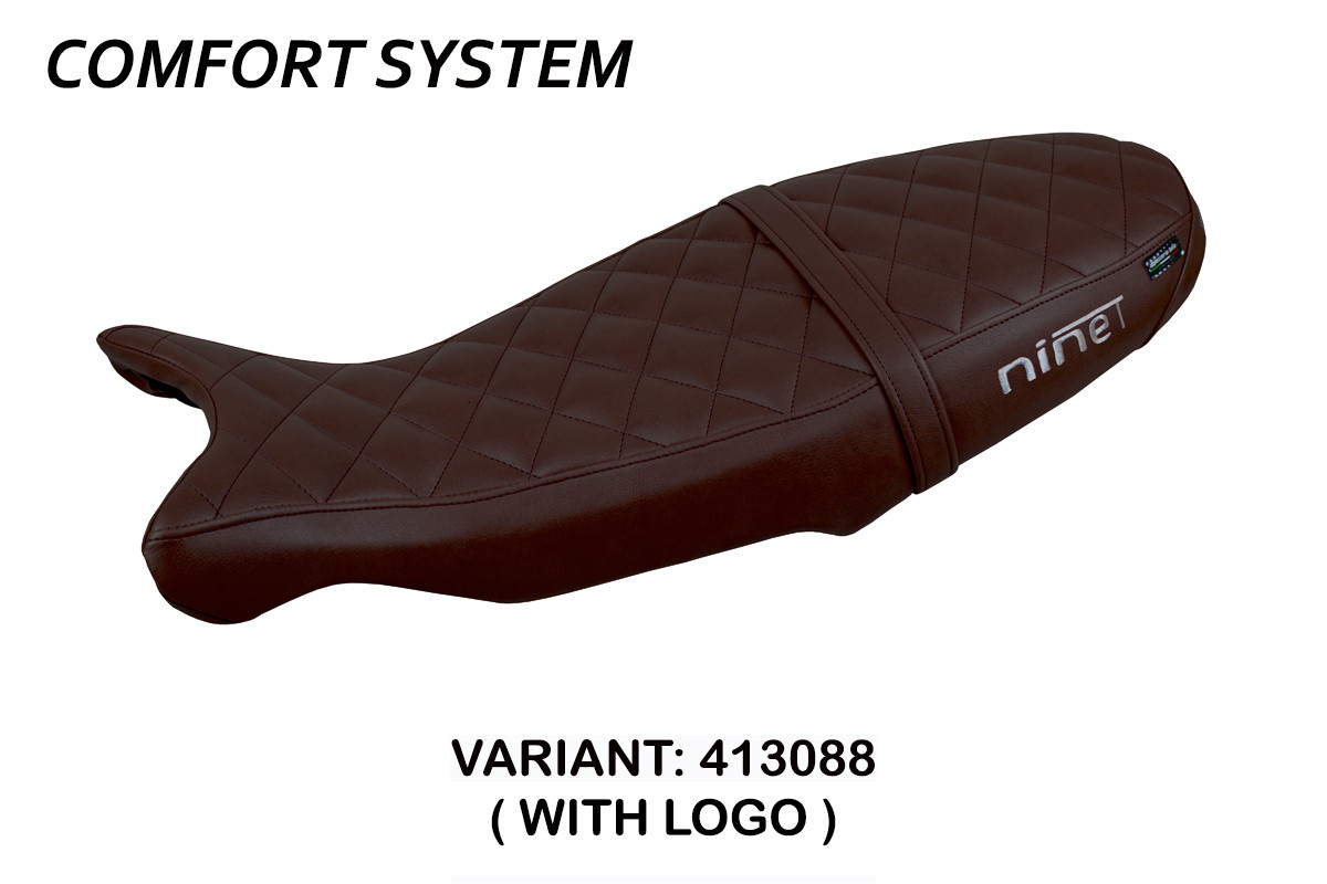 Rivestimento sella TPZ Sivas Comfort Logo testa di moro BMW RnineT 2014-2024