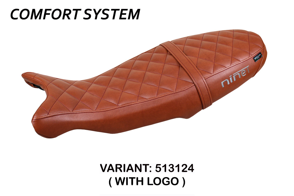 Rivestimento sella TPZ Sivas Comfort Logo mattone BMW RnineT 2014-2024