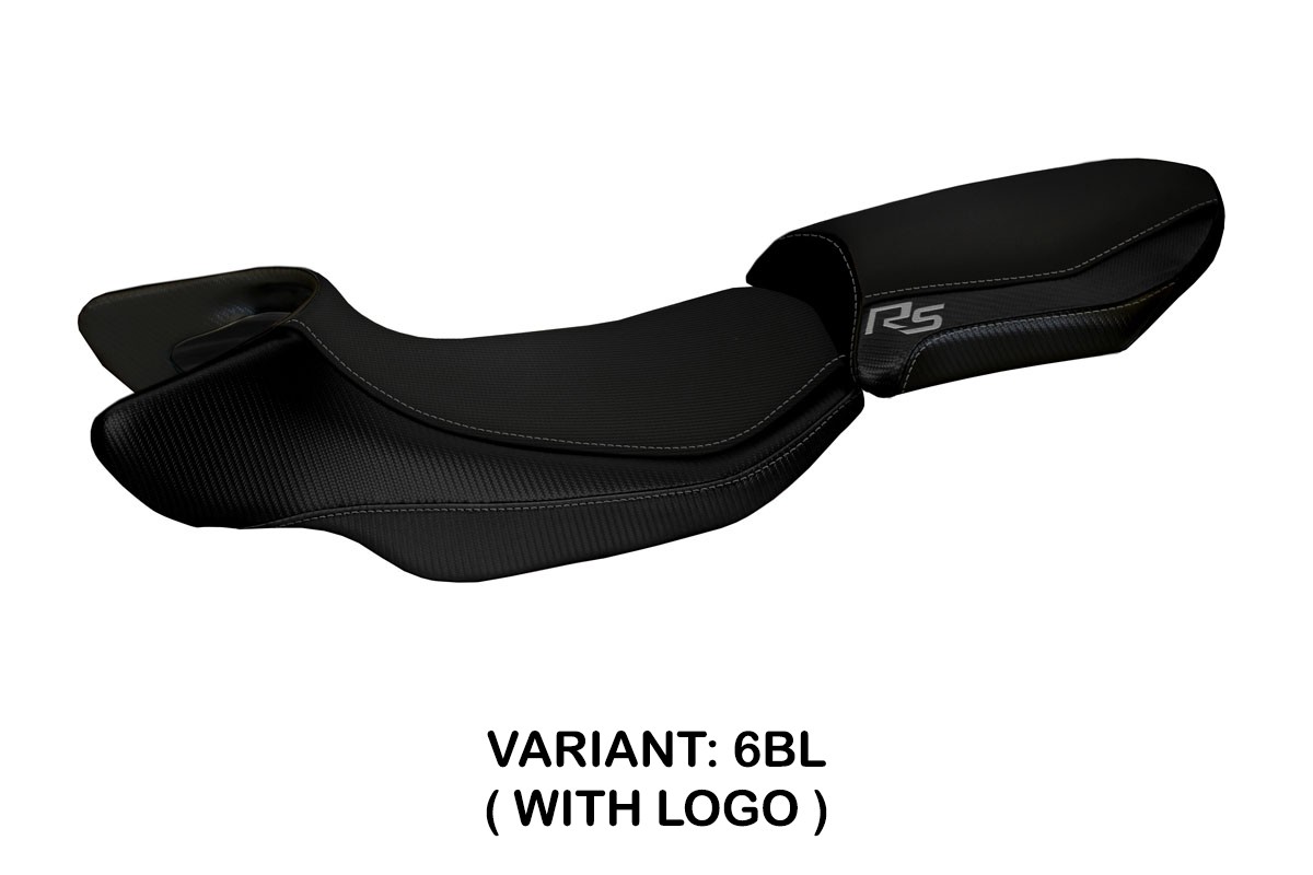 TPZ Aurelia Color RS black Saddle covering Logo BMW R1200RS 2015-2019