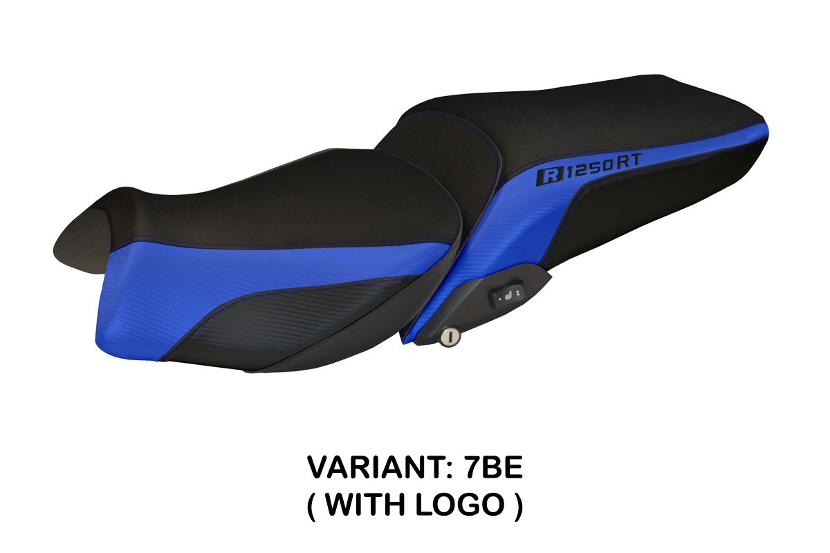 TPZ Alghero 1 blue Saddle covering Logo BMW R1250RT 2019-2025