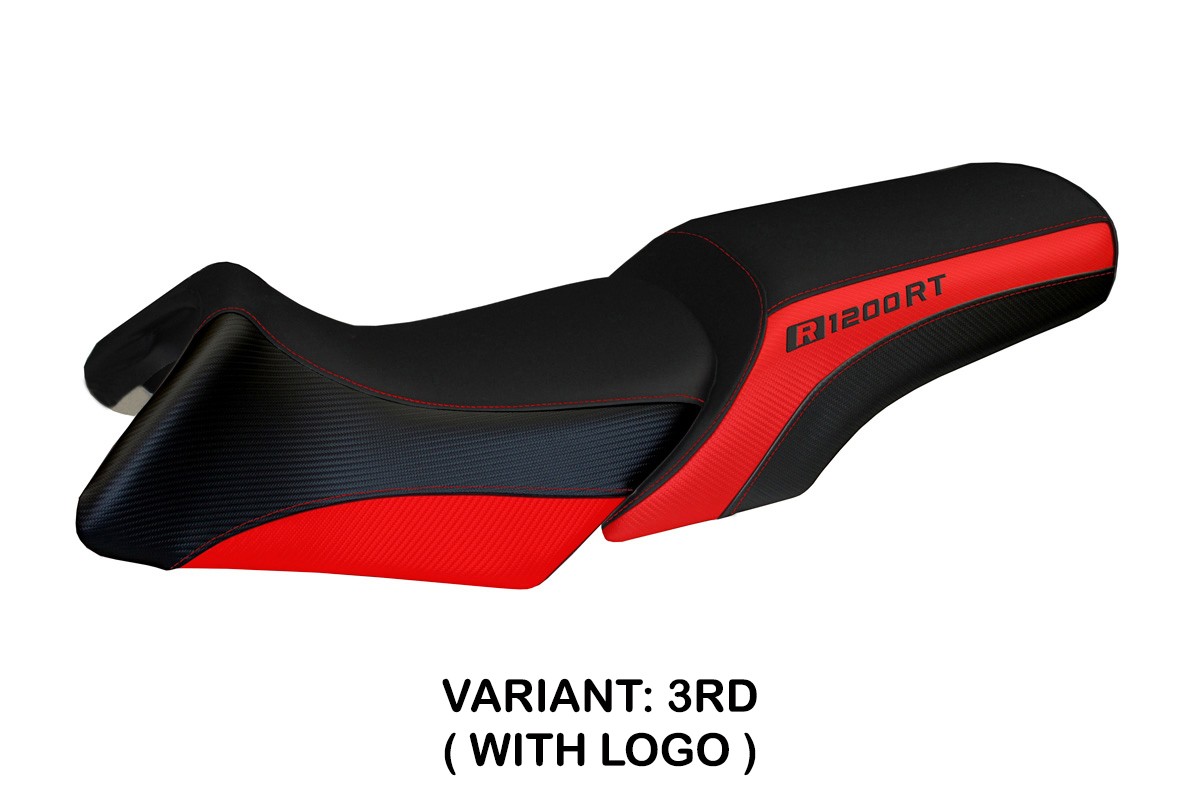 Rivestimento sella TPZ Roberto Logo rosso BMW R1200RT 2006-2013