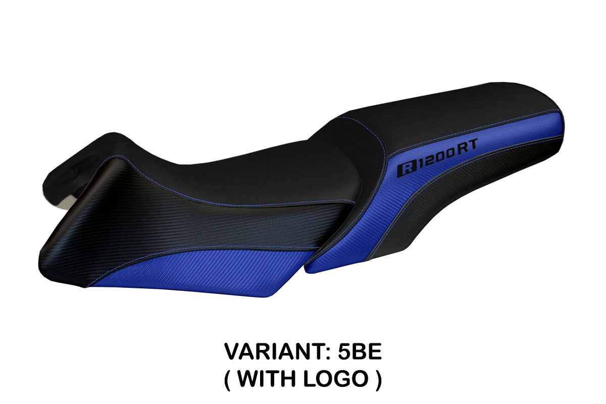 Rivestimento sella TPZ Roberto Logo blu BMW R1200RT 2006-2013