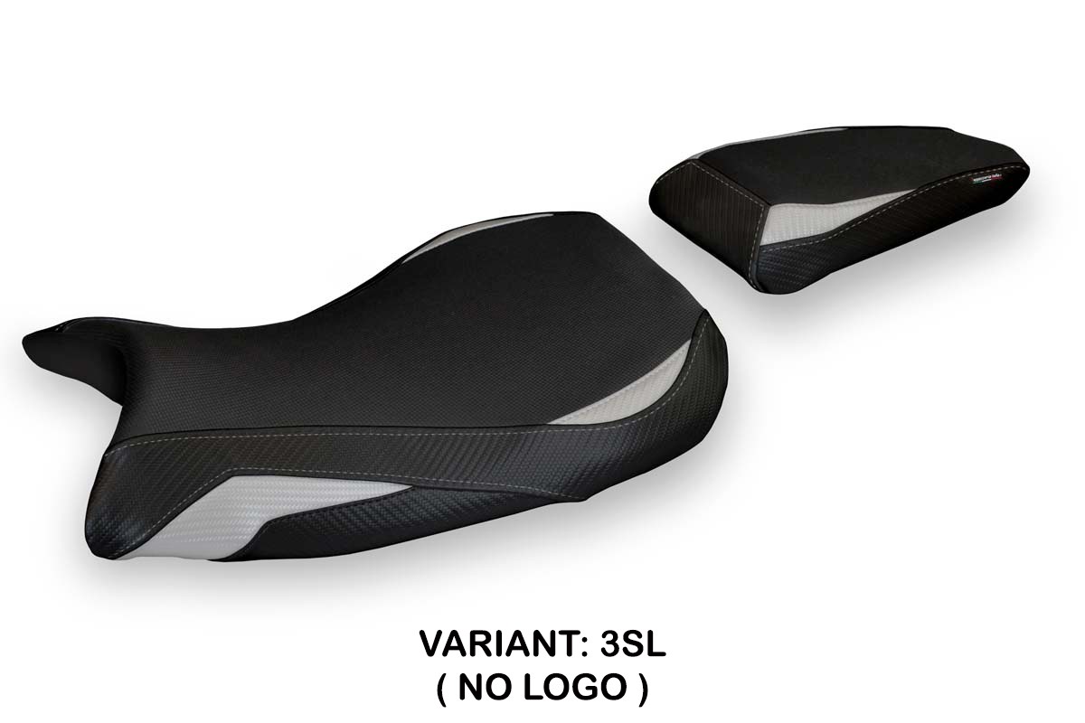 Rivestimento sella TPZ Sevan 1 argento BMW S1000RR M-Sport 2019-2025
