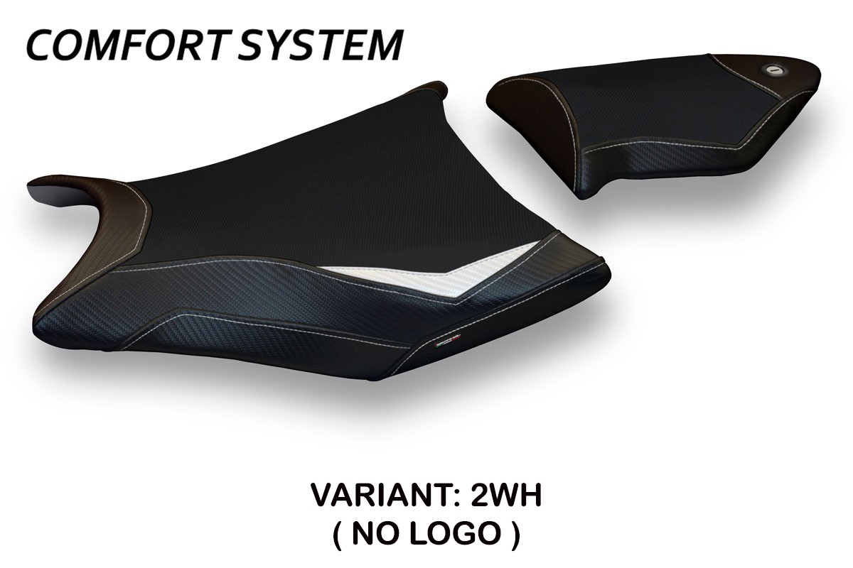 Rivestimento sella TPZ Essen 2 Comfort bianco BMW S1000RR 2009-2011