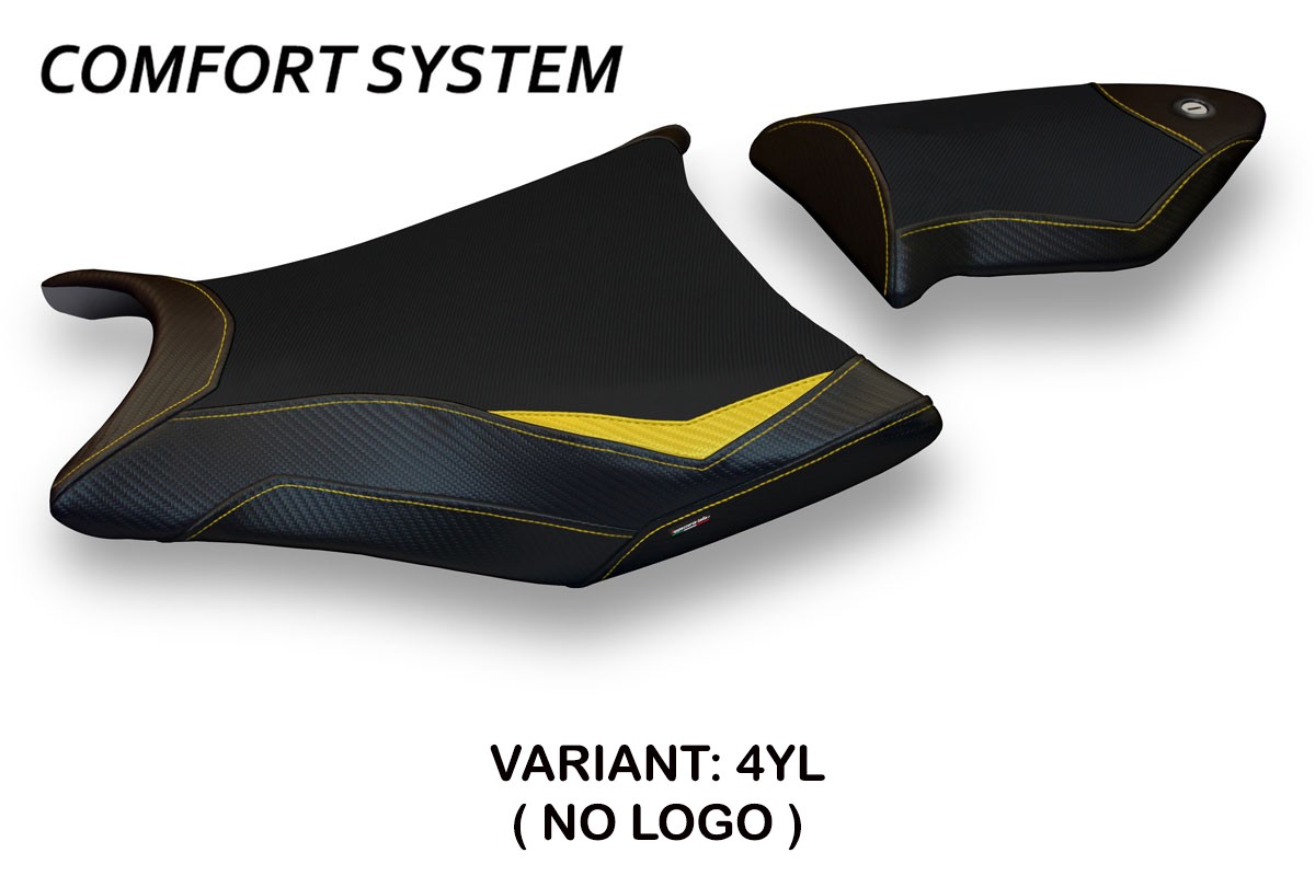 Rivestimento sella TPZ Essen 2 Comfort giallo BMW S1000RR 2009-2011