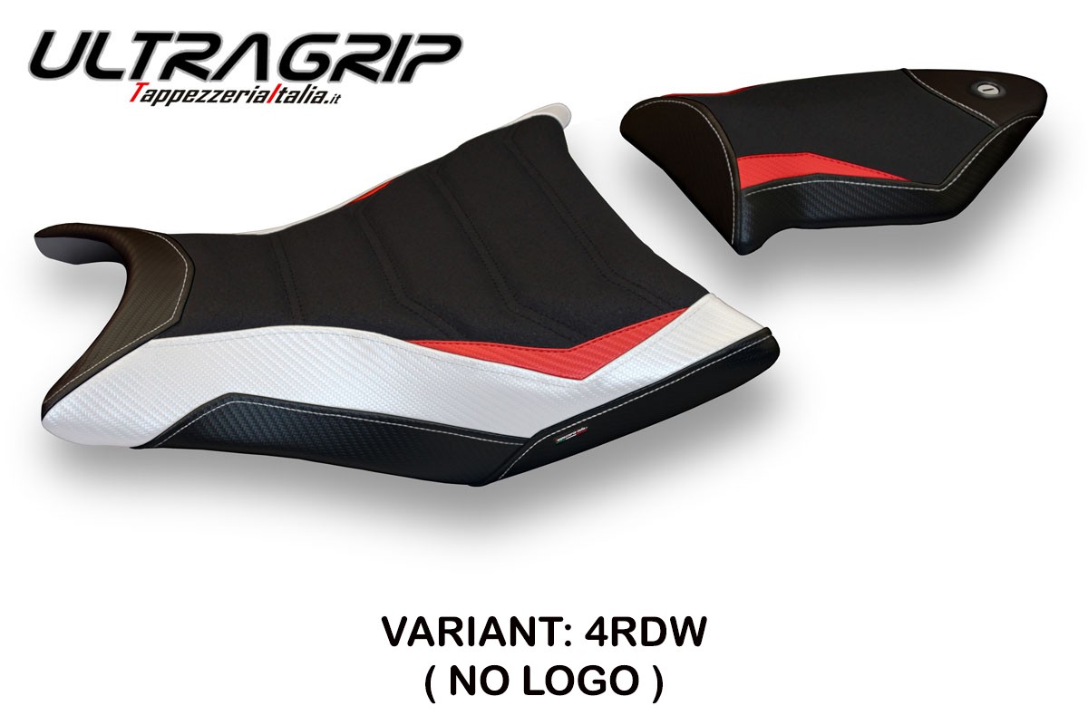 TPZ Giuba Ultragrip Special red-white Saddle covering BMW S1000RR 2009-2011