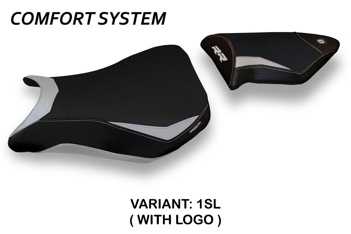 Rivestimento sella TPZ Dacca 2 Comfort Logo argento BMW S1000RR 2012-2014