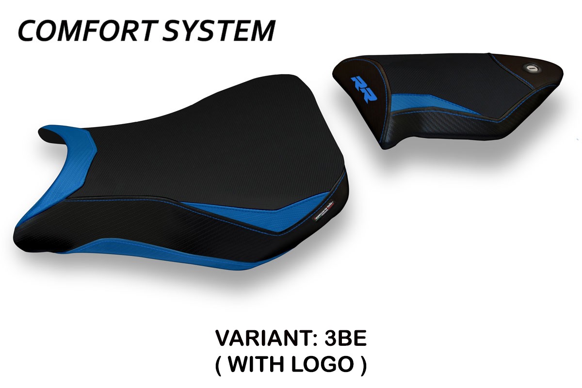 Rivestimento sella TPZ Dacca 2 Comfort Logo blu BMW S1000RR 2012-2014
