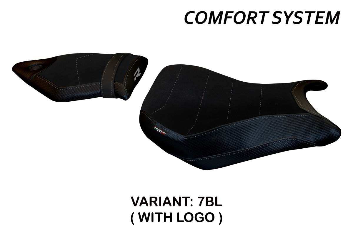 Rivestimento sella TPZ Spira 2 Comfort Logo nero BMW S1000R 2014-2020
