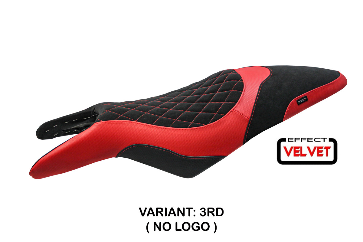 Rivestimento sella TPZ Eraclea rosso Cagiva Raptor 650-1000 2000-2007