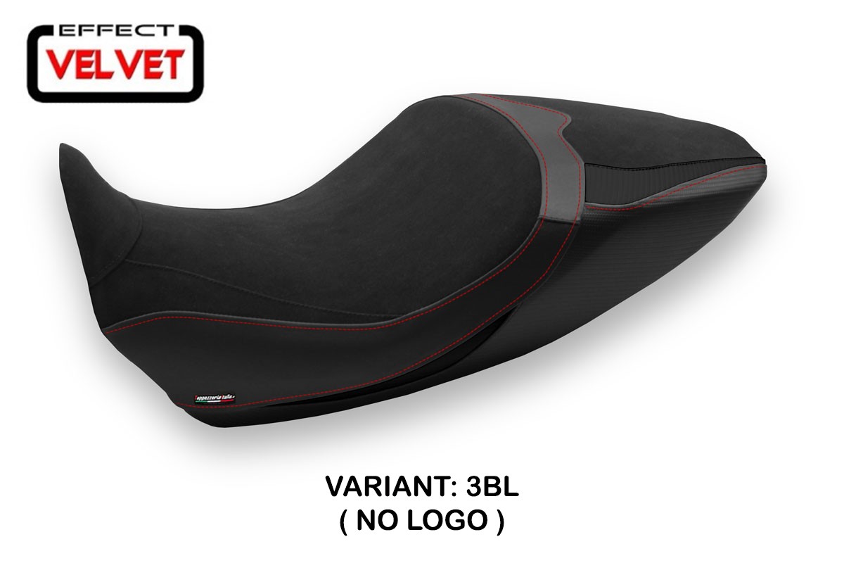 Rivestimento sella TPZ Saranda 1 Velvet nero Ducati Diavel 1260 2019-2022
