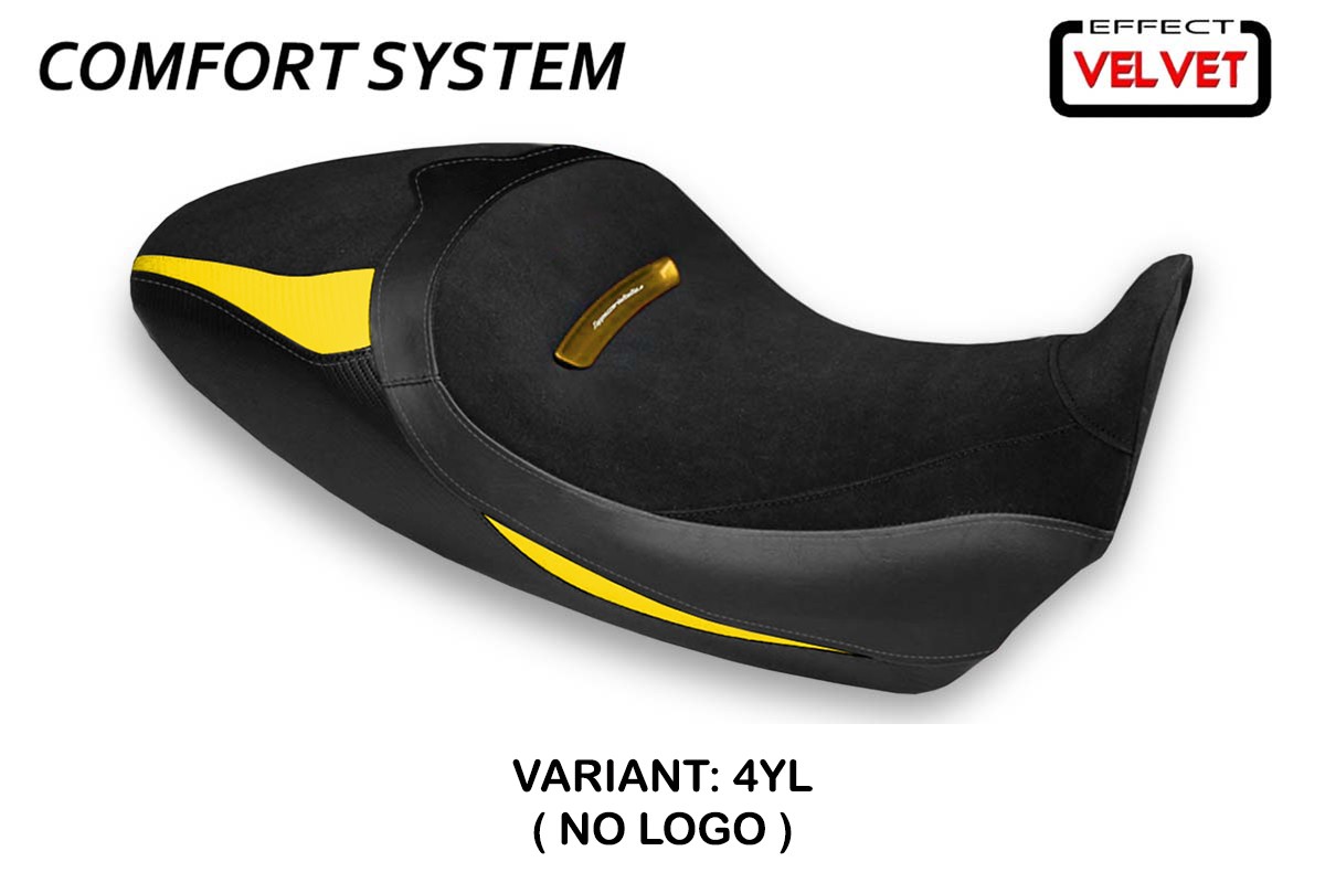 Rivestimento sella TPZ Costanza 1 Velvet Comfort giallo Ducati Diavel 1260S 2019-2022