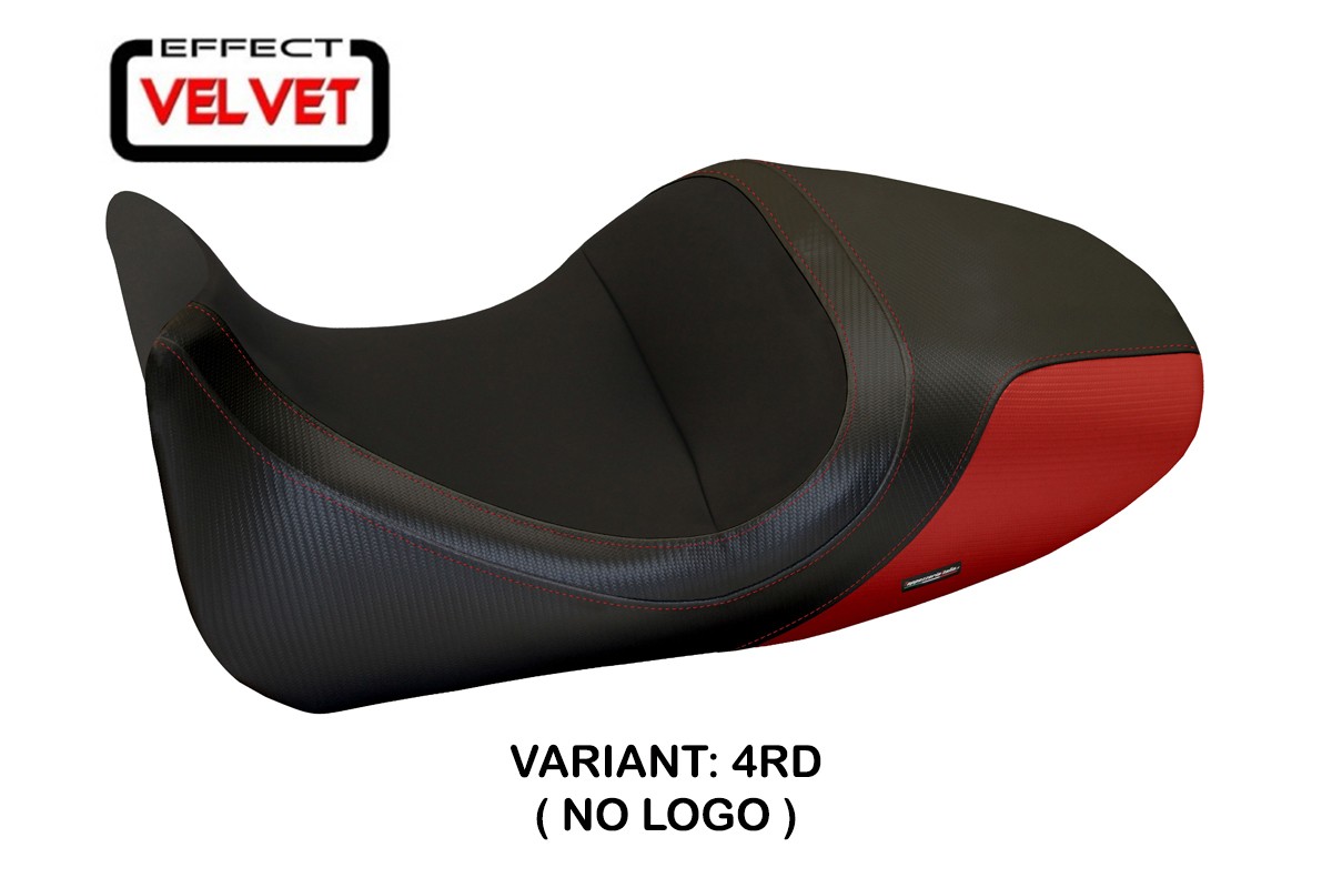 Rivestimento sella TPZ Imola 1 Velvet rosso Ducati Diavel 2014-2018