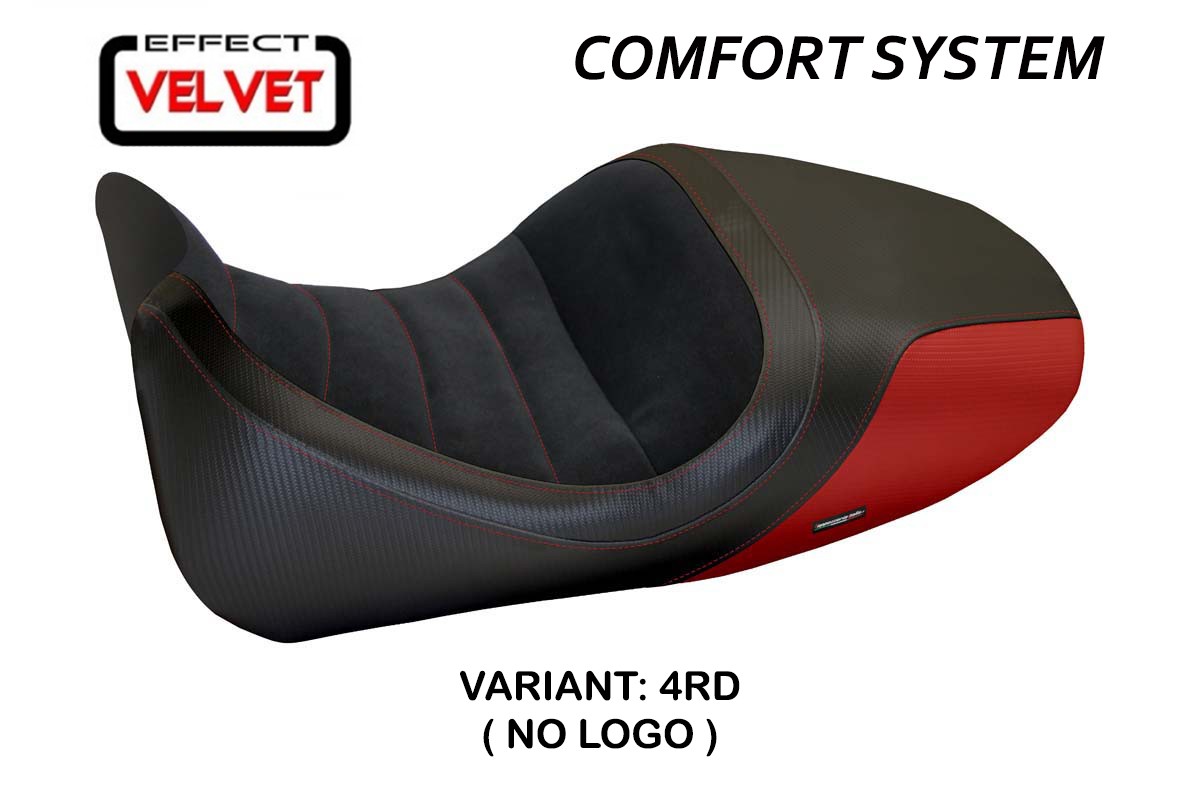 Rivestimento sella TPZ Imola 1 Velvet Comfort rosso Ducati Diavel 2014-2018