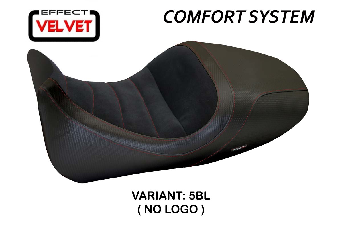Rivestimento sella TPZ Imola 1 Velvet Comfort nero Ducati Diavel 2014-2018