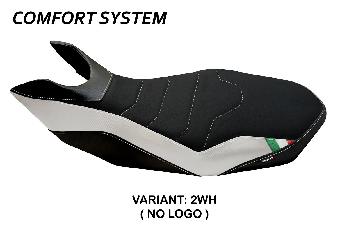 Rivestimento sella TPZ Medea 2 Comfort bianco Ducati Hypermotard 796/1100/1100 EVO 2007-2012