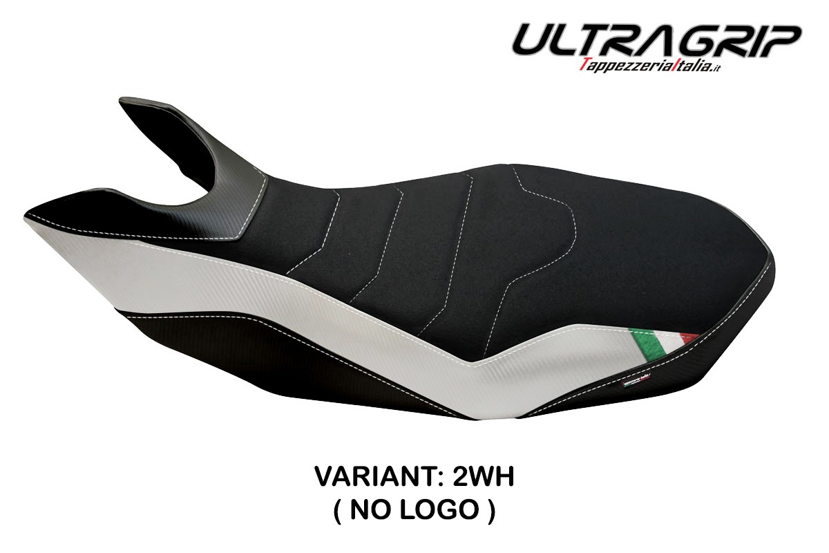 Rivestimento sella TPZ Ribe 2 Ultragrip bianco Ducati Hypermotard 796/1100/1100 EVO 2007-2012