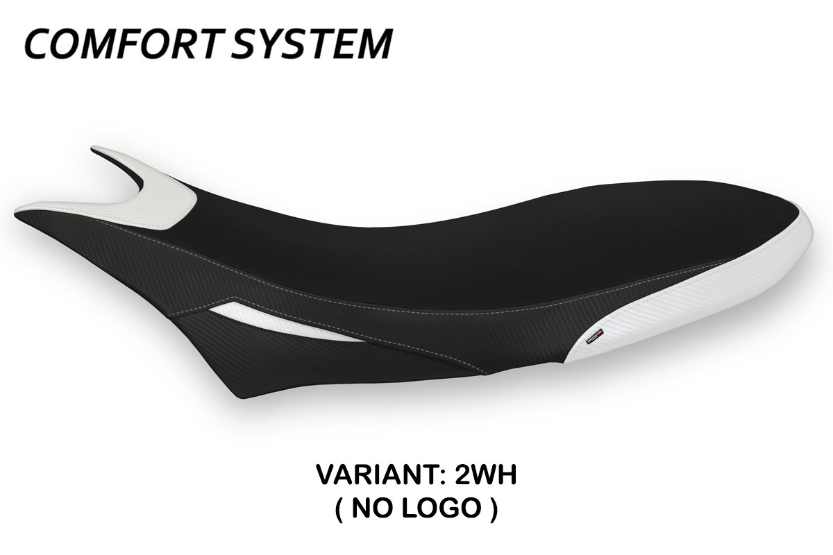 Rivestimento sella TPZ Orlando 1 Comfort bianco Ducati Hypermotard 950 2019-2025