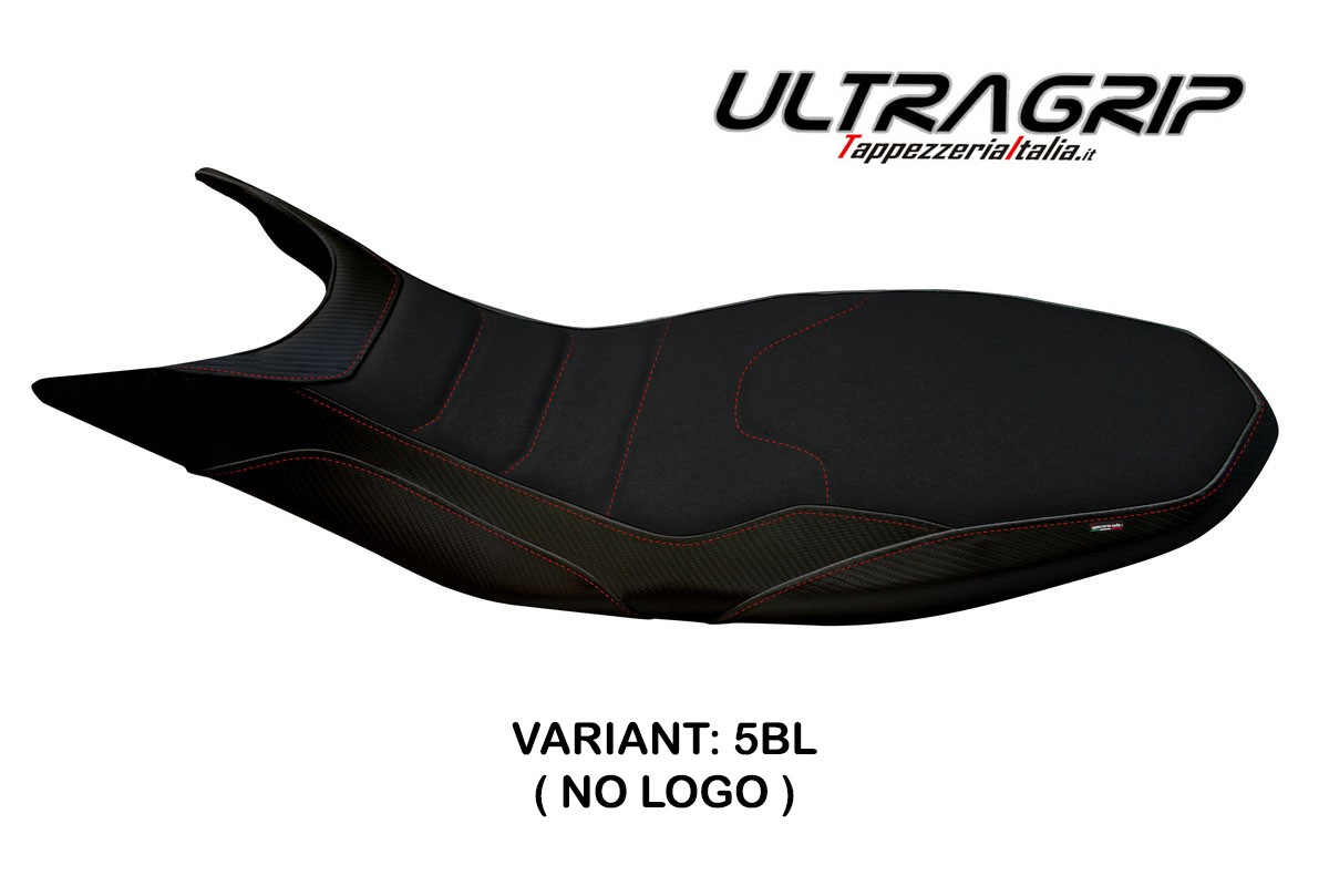 Rivestimento sella TPZ Megara 1 Ultragrip nero Ducati Hypermotard 821/939 2013-2018