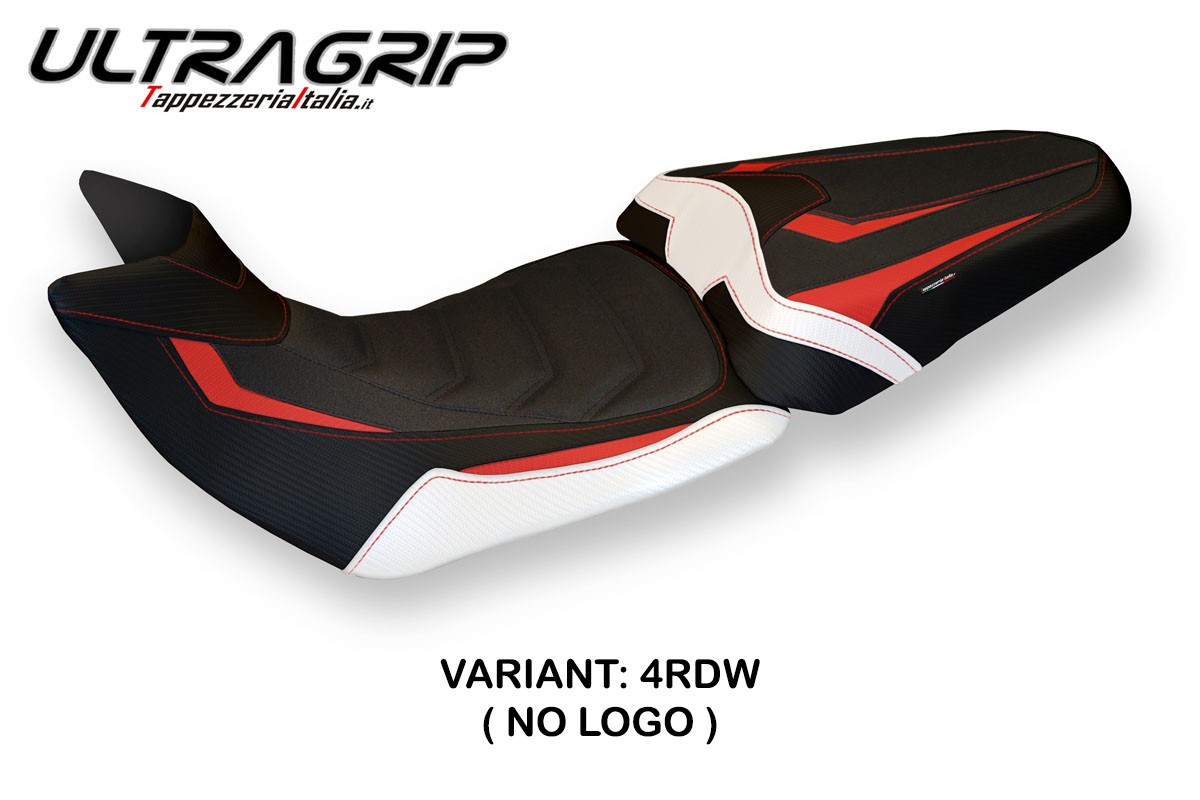 Rivestimento sella TPZ Bobbio Ultragrip Special rosso-bianco Ducati Multistrada 1200/1260 2015-2020