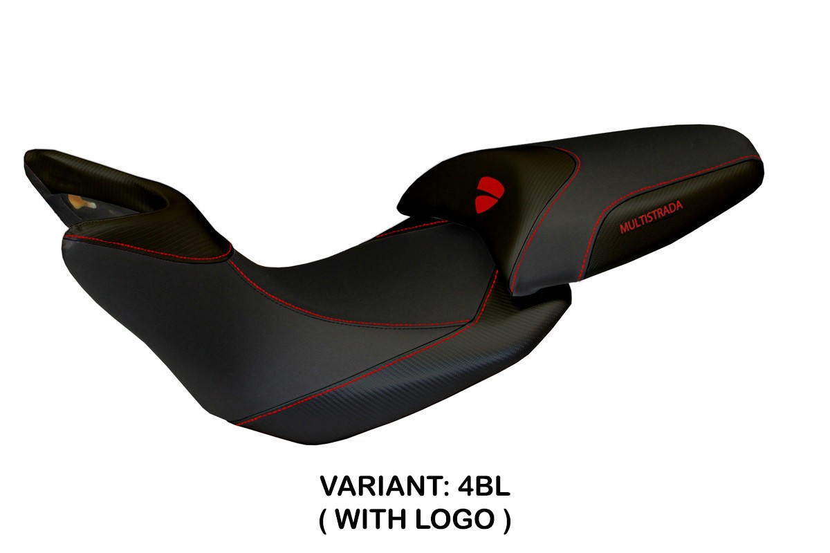 Rivestimento sella TPZ Noto Logo nero Ducati Multistrada 1200 2012-2014