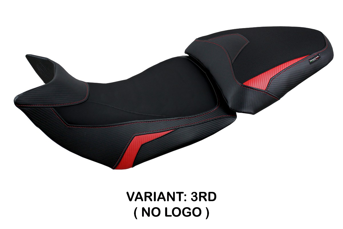 TPZ Haria red Saddle covering Ducati Multistrada V2 2021-2024