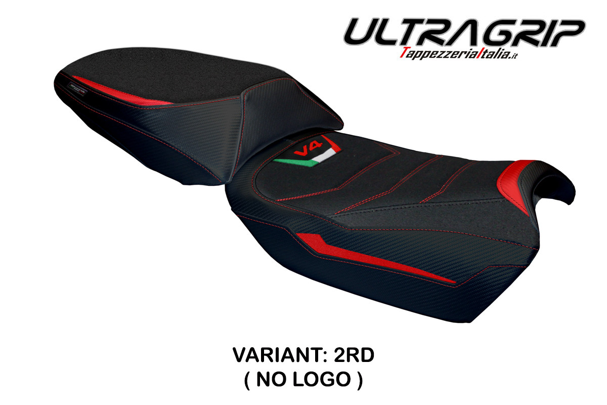 Saddle covering Adria Ultragrip red Ducati Multistrada V4 Rally 2023-2024
