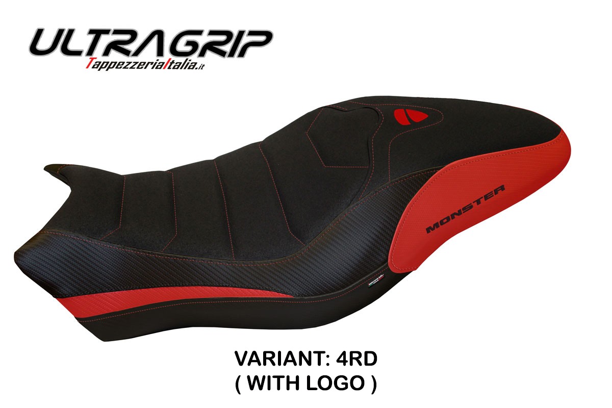 Rivestimento sella TPZ Piombino 1 Ultragrip Logo rosso Ducati Monster 797 2017-2020