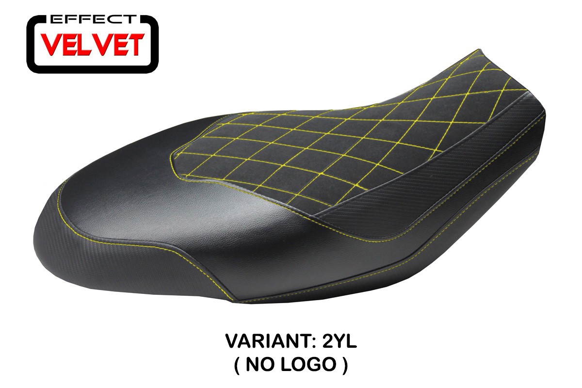 Rivestimento sella TPZ Ischia Velvet giallo Ducati Scrambler 400/800/1100 2015-2024
