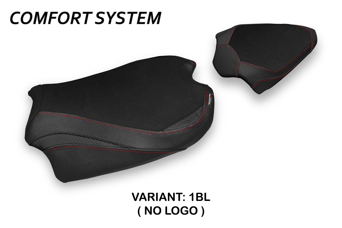 TPZ Albena Comfort black Saddle covering Ducati Streetfighter V4 2020-2024