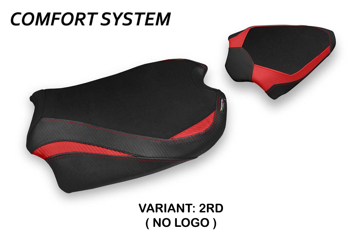TPZ Albena Comfort red Saddle covering Ducati Streetfighter V4 2020-2024