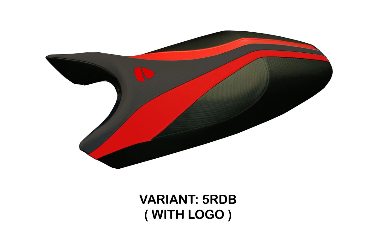 Rivestimento sella TPZ Freccia Logo rosso-nero Ducati Monster 1994-2007