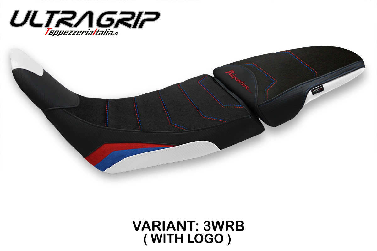 Rivestimento sella TPZ Elafina Ultragrip Logo bianco-rosso-blu Honda Africa Twin 1100 ADVS 2020-2025