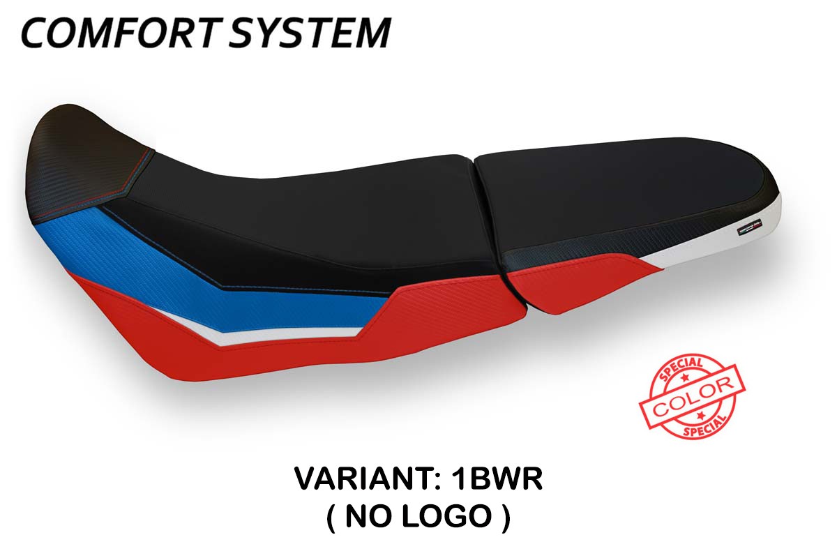 TPZ Gand 2 Comfort Special blue-white-red Saddle covering Honda Africa Twin 1000 Adventure 2018-2019