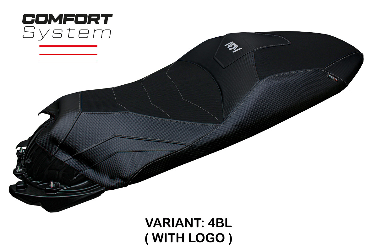 Rivestimento sella TPZ Nilli Comfort Logo nero Honda ADV350 2022-2025