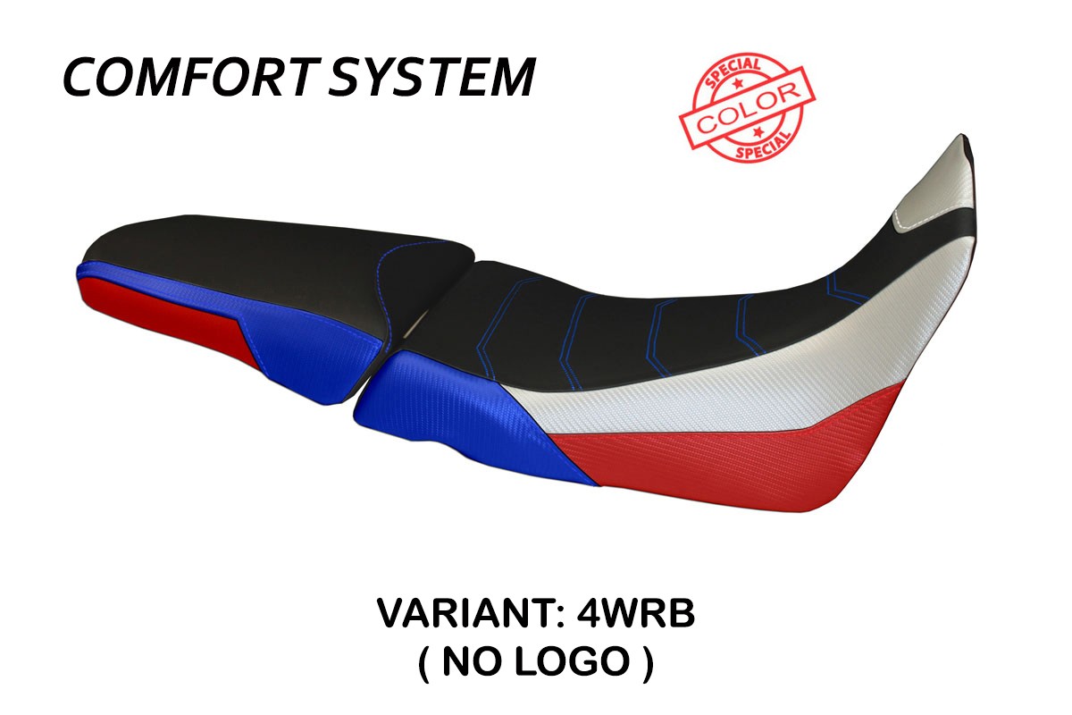 Rivestimento sella TPZ Palinuro Comfort Special bianco-rosso-blu Honda Africa Twin 1000 2015-2019
