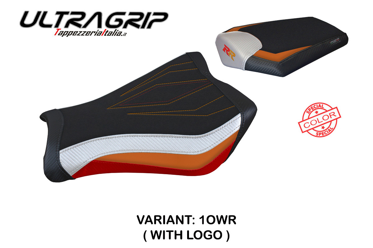 Rivestimento sella TPZ Janela Ultragrip Logo arancio-bianco-rosso Honda CBR1000RR 2012-2016